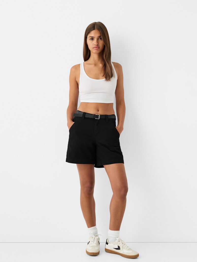 Cumpăra Bershka Pantaloni  negru