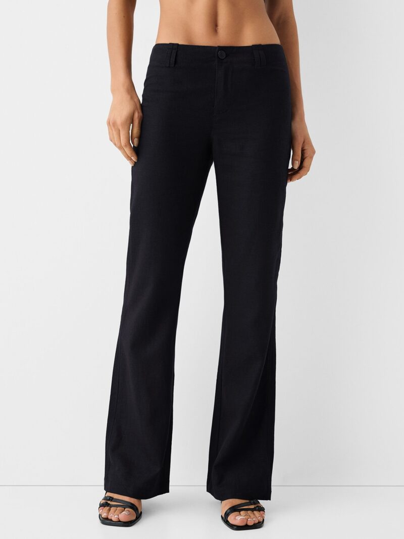 Bershka Pantaloni  negru