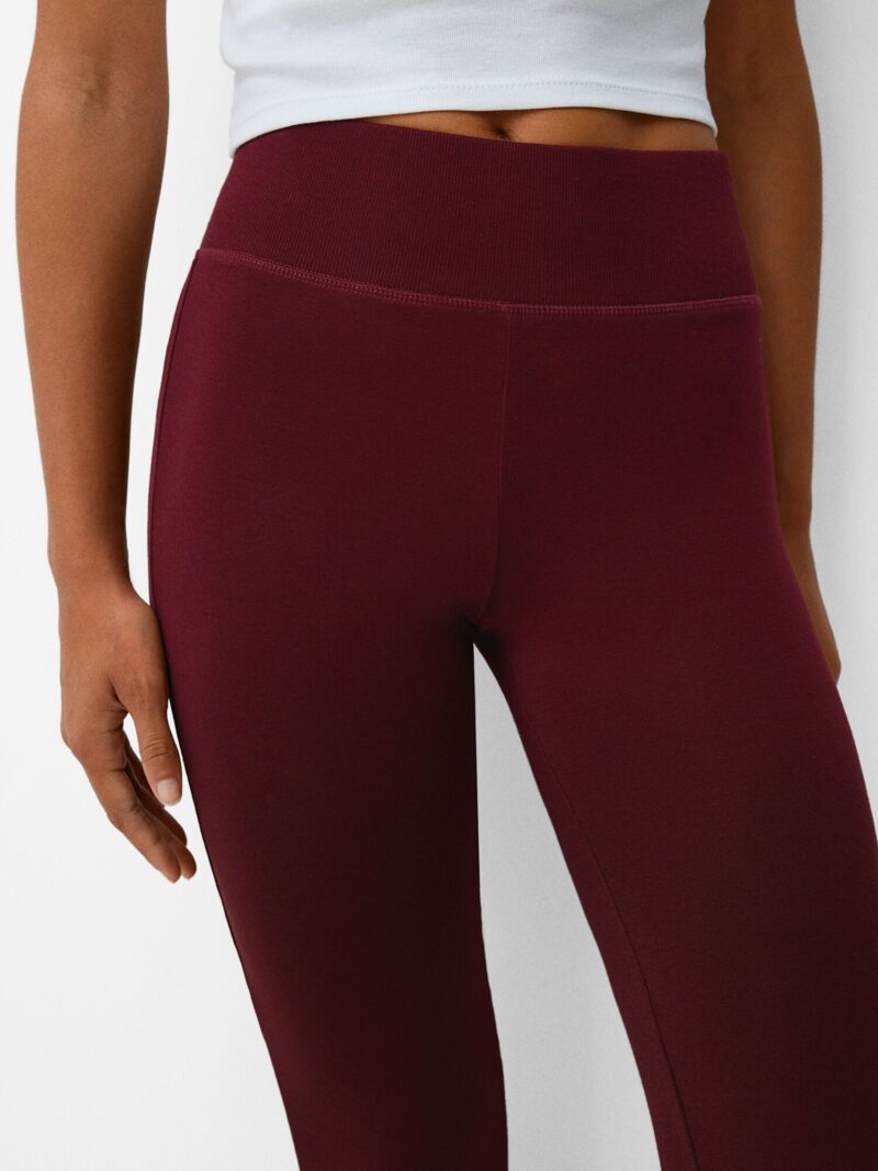 Original Bershka Pantaloni  roșu merlot