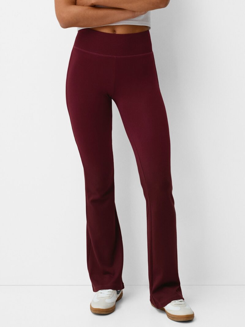 Bershka Pantaloni  roșu merlot