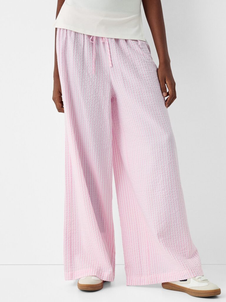 Bershka Pantaloni  roz pitaya / roz pastel