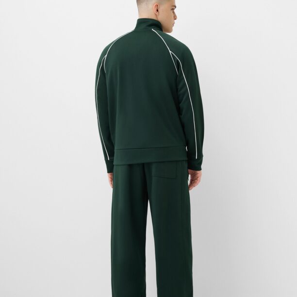 Bershka Pantaloni  verde / alb