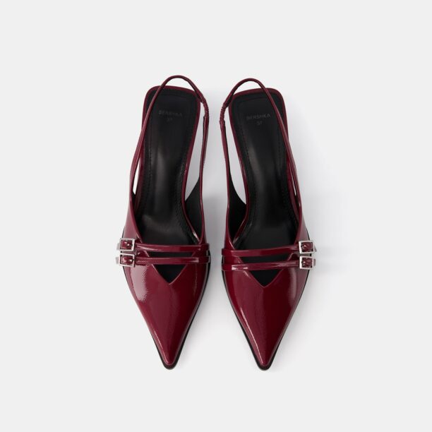 Bershka Pumps  roșu burgundy preţ