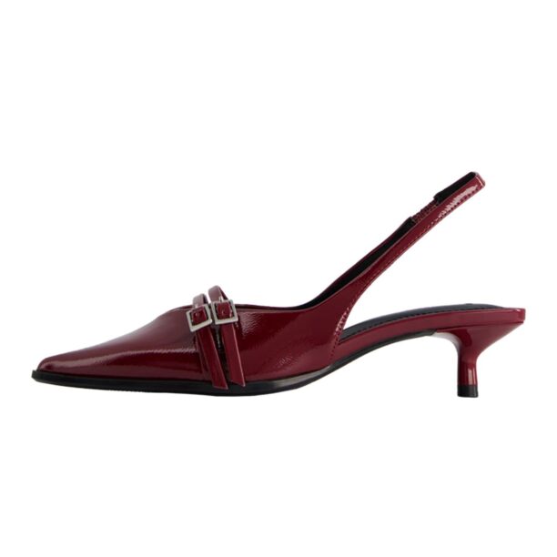 Bershka Pumps  roșu burgundy