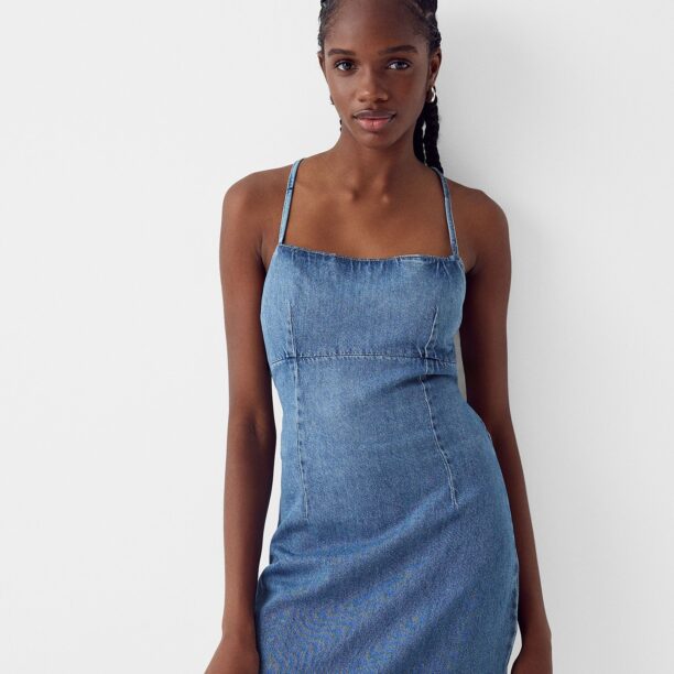 Bershka Rochie  albastru denim