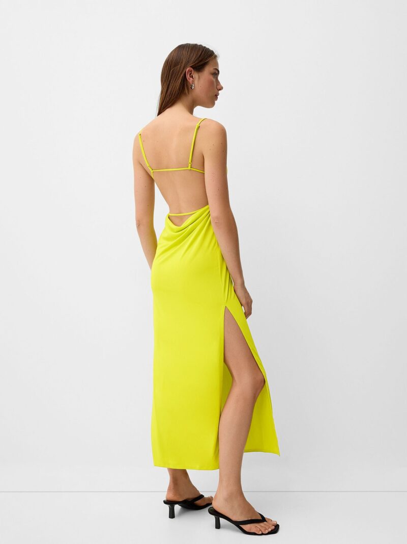 Bershka Rochie  galben citron preţ