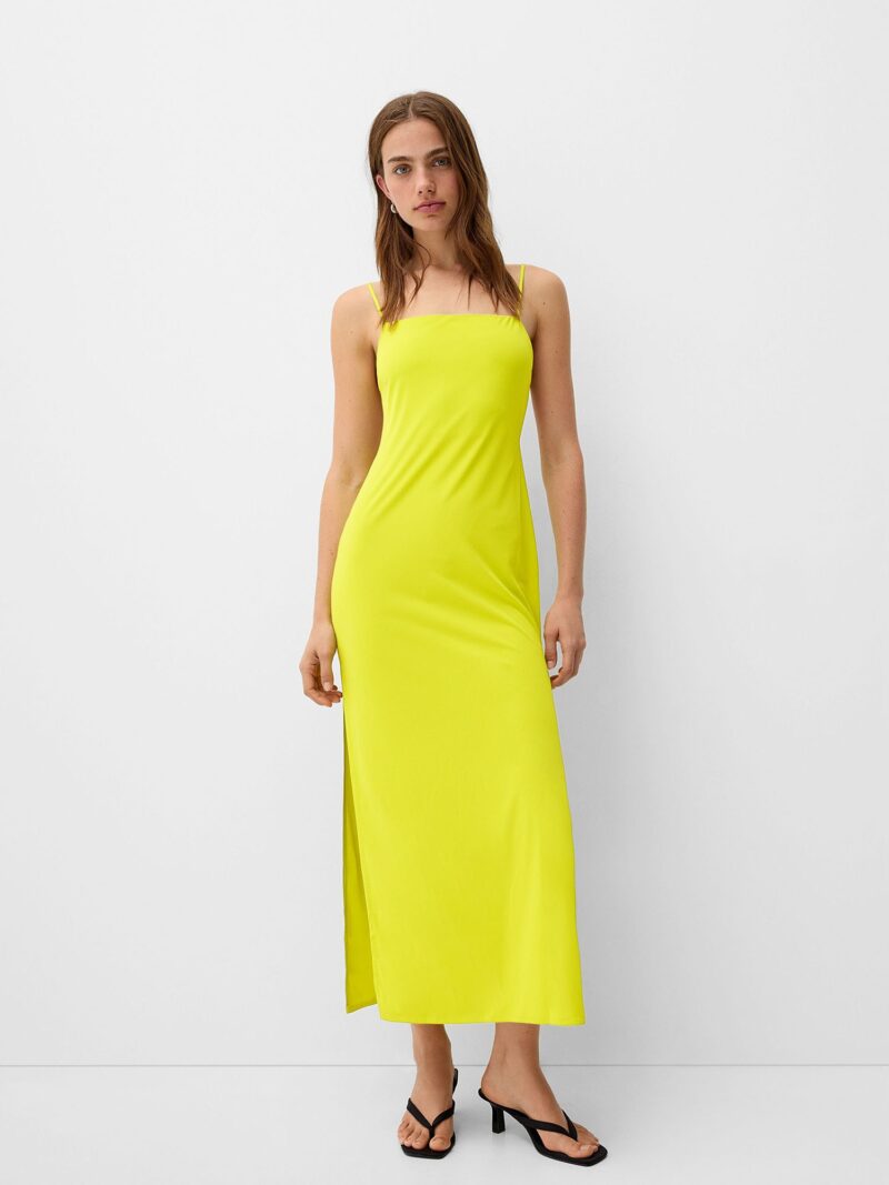 Cumpăra Bershka Rochie  galben citron