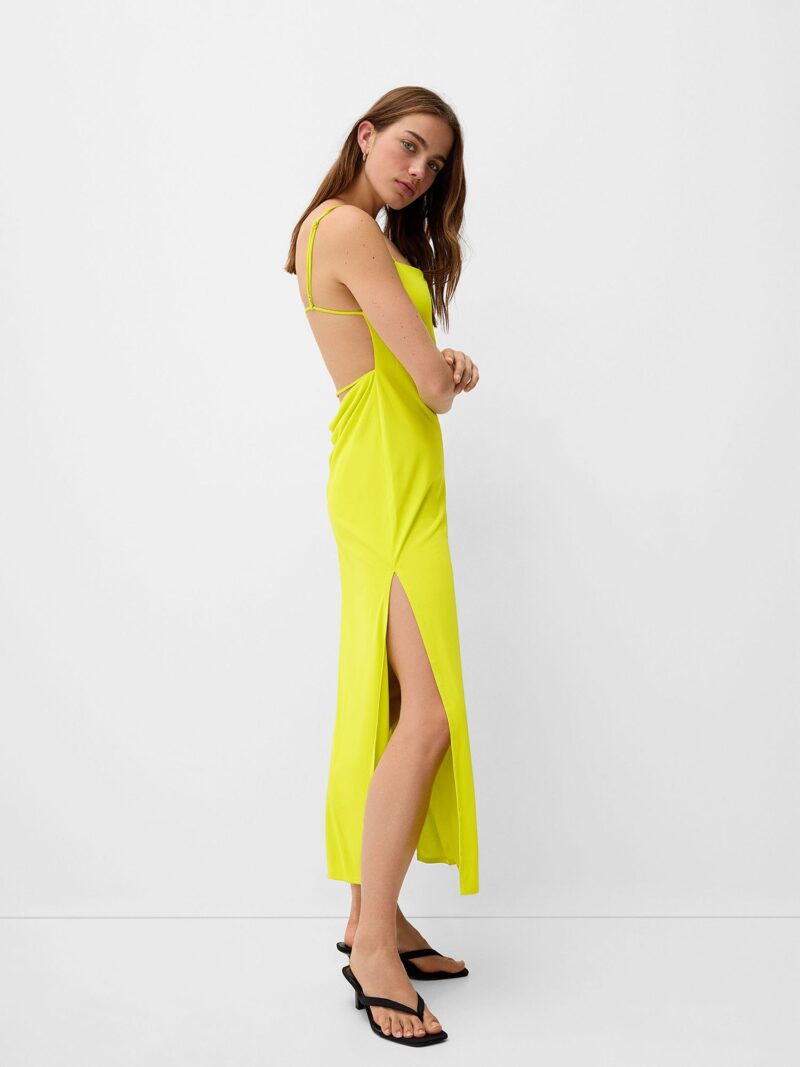 Preţ Bershka Rochie  galben citron