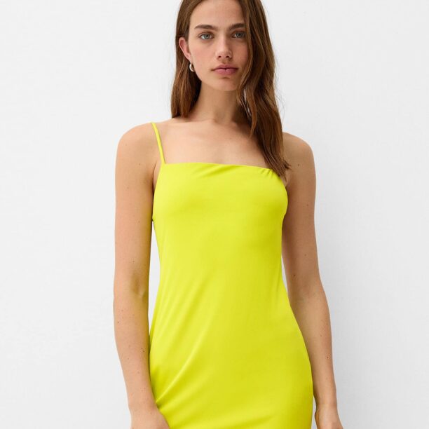 Bershka Rochie  galben citron