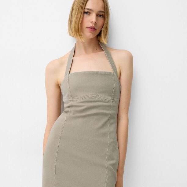 Bershka Rochie  maro cappuccino