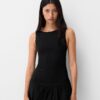 Bershka Rochie  negru