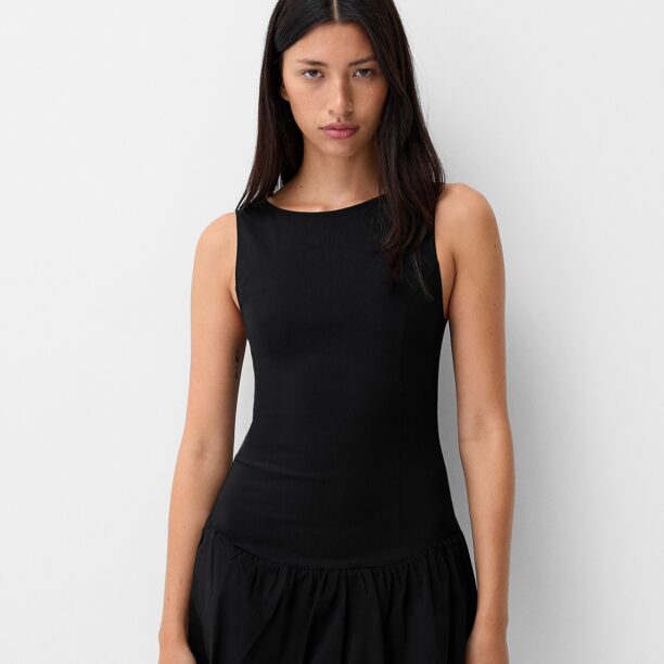 Bershka Rochie  negru