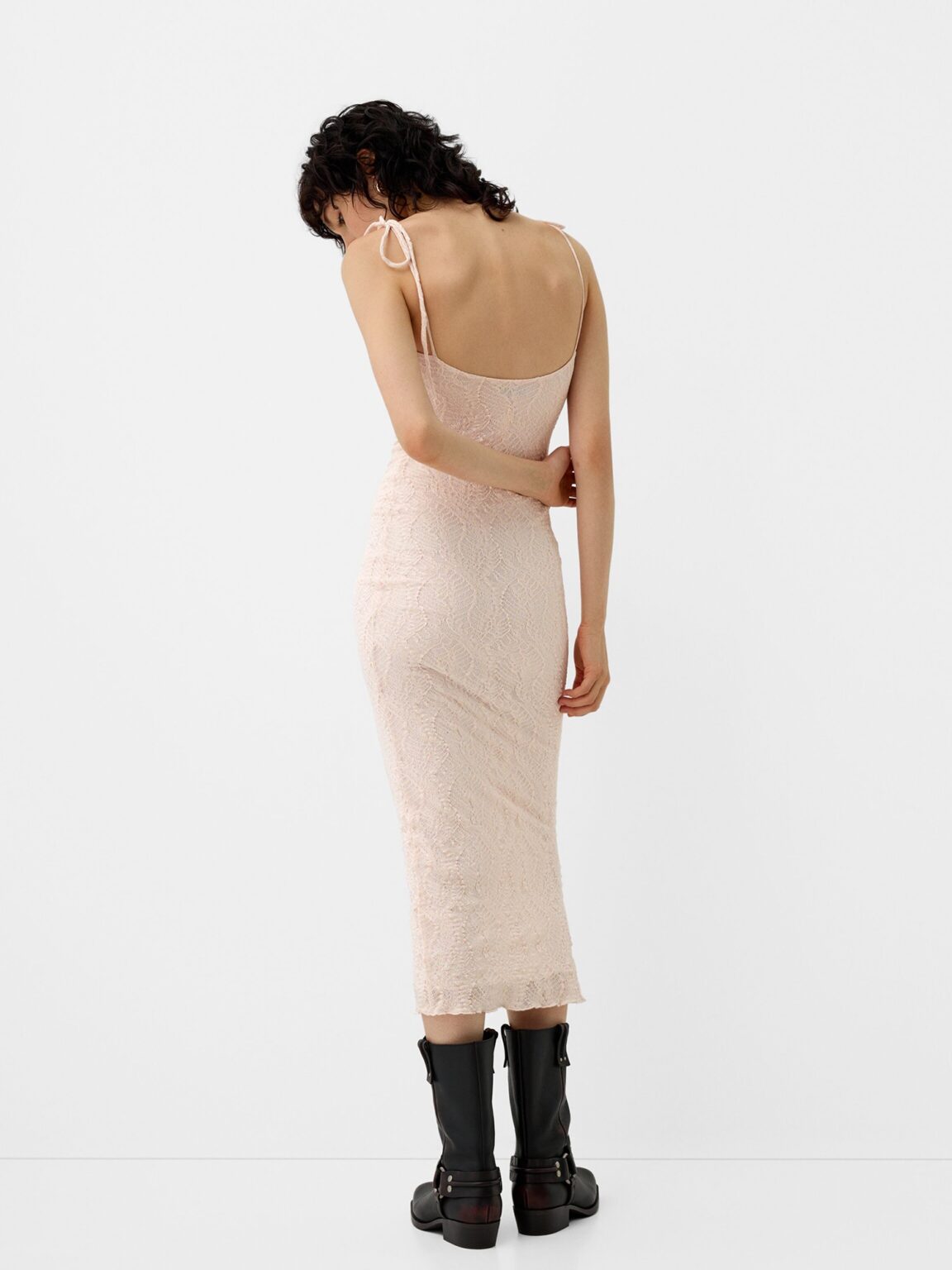 Bershka Rochie  roz pastel preţ