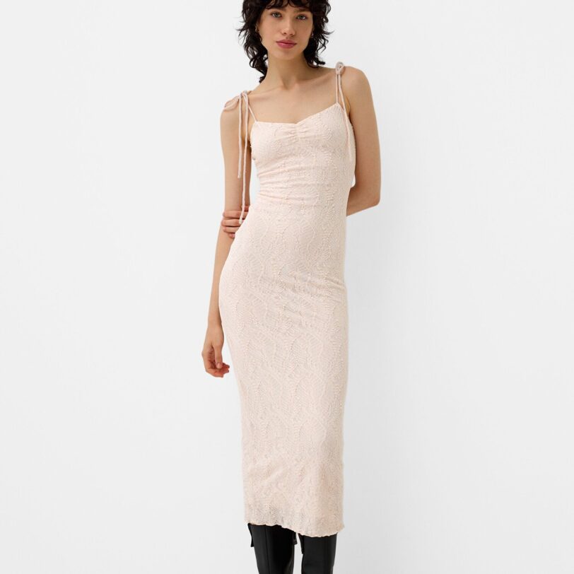 Cumpăra Bershka Rochie  roz pastel