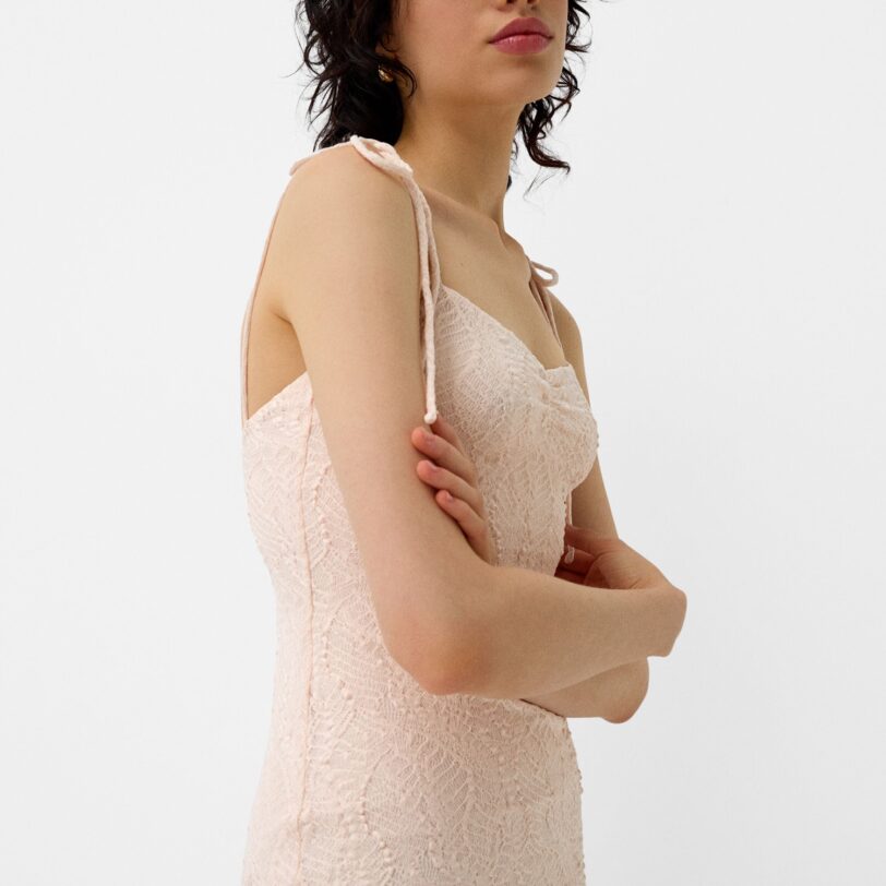 Preţ Bershka Rochie  roz pastel