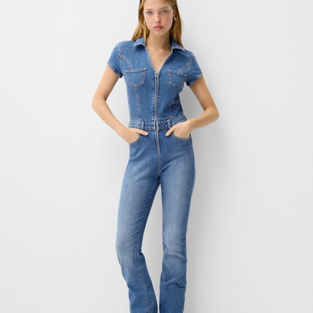 Cumpăra Bershka Salopeta  albastru denim