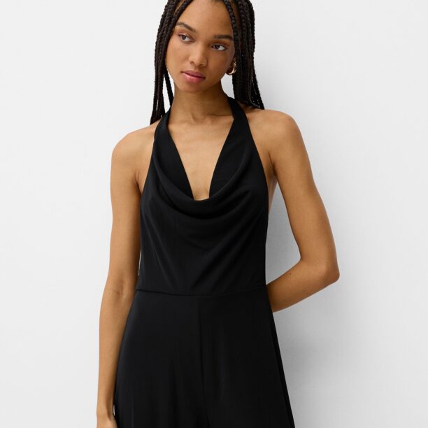 Bershka Salopeta  negru