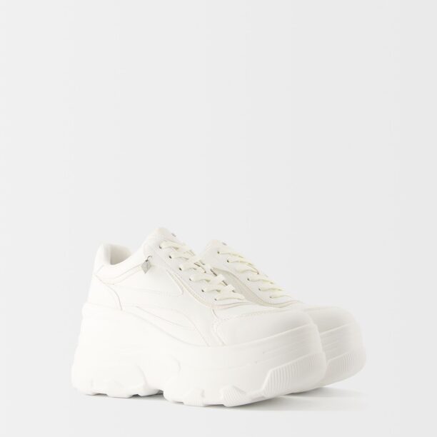 Original Bershka Sneaker low  alb