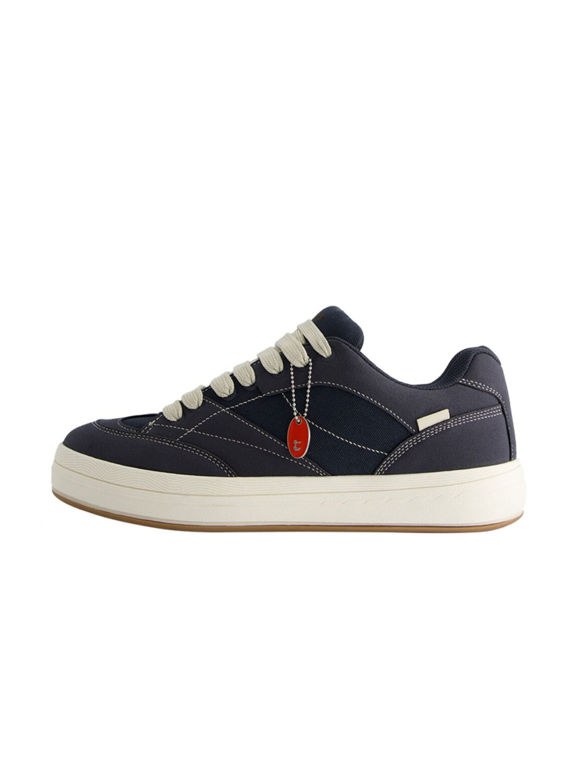 Bershka Sneaker low  albastru marin / albastru noapte / alb murdar