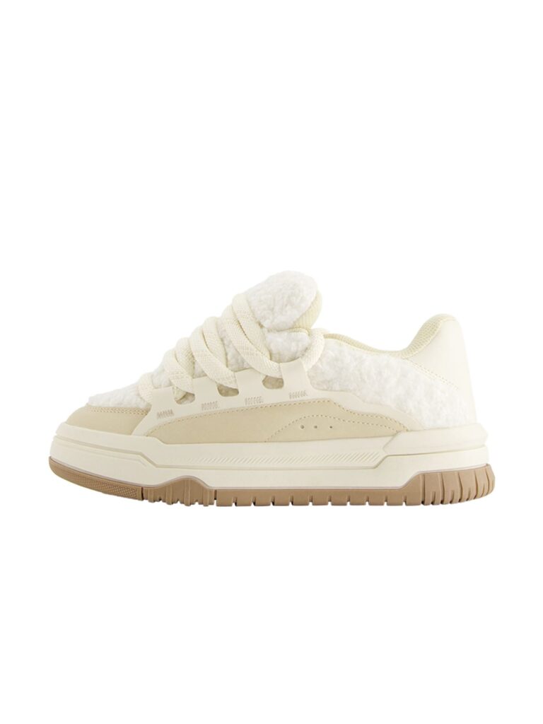 Bershka Sneaker low  bej / bej deschis