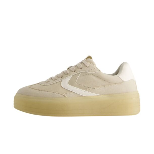 Bershka Sneaker low  bej / ecru