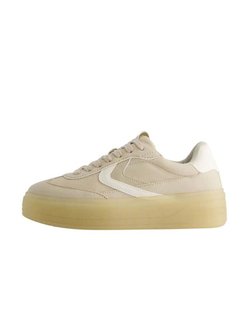 Bershka Sneaker low  bej / ecru