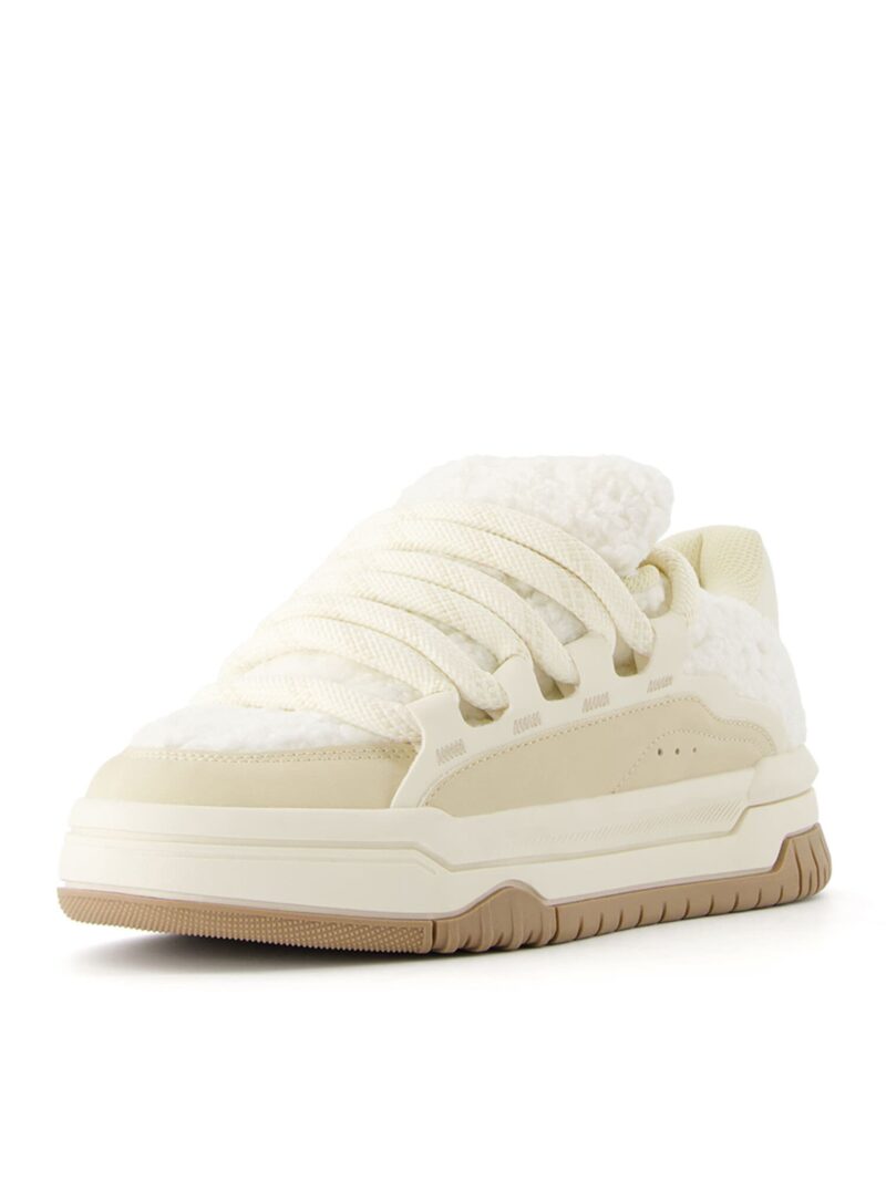 Bershka Sneaker low  ecru / alb murdar