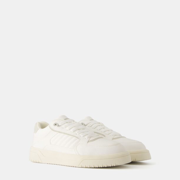 Bershka Sneaker low  grej / alb preţ