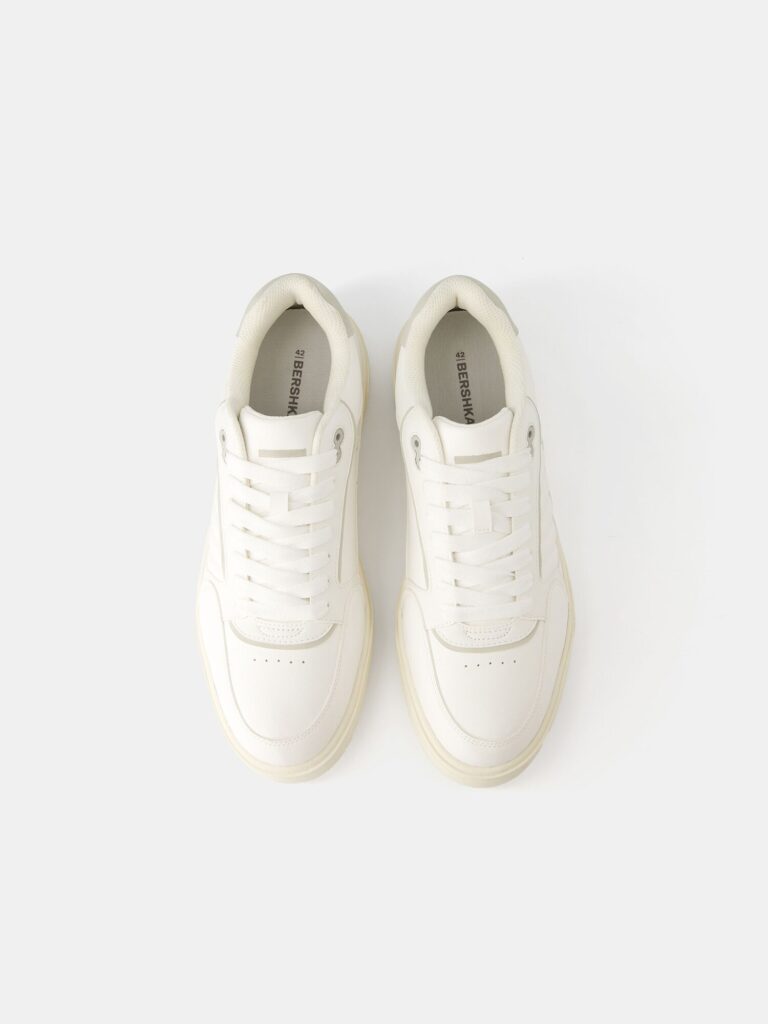 Original Bershka Sneaker low  grej / alb