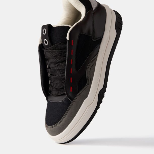 Preţ Bershka Sneaker low  gri / gri deschis / negru