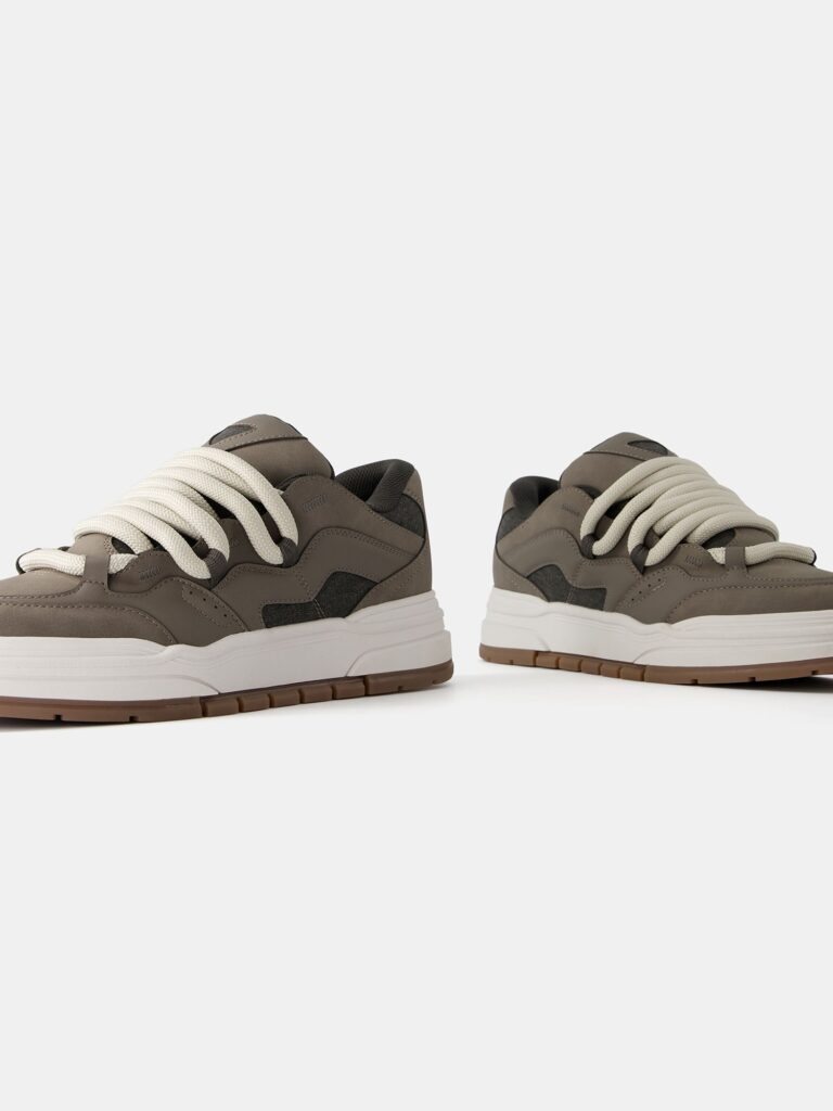 Cumpăra Bershka Sneaker low  gri taupe / gri închis