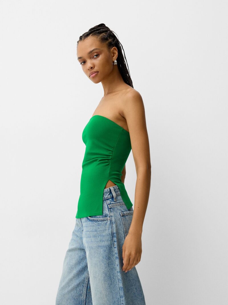 Preţ Bershka Top  verde