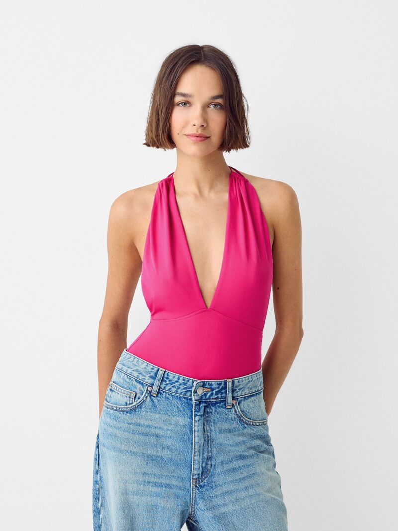 Bershka Tricou body  roz