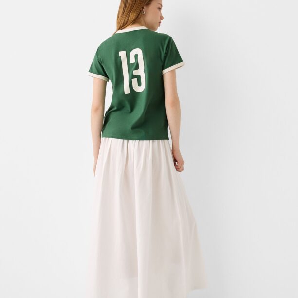 Bershka Tricou  galben / verde / roșu / alb preţ