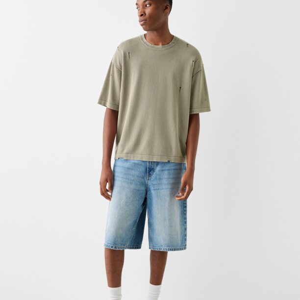 Cumpăra Bershka Tricou  gri taupe