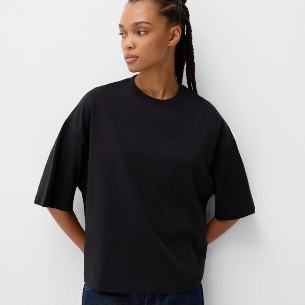 Bershka Tricou  negru