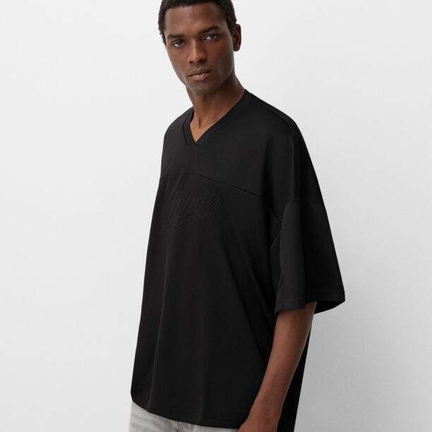 Bershka Tricou  negru