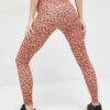 Billabong leggins de antrenament Adventure culoarea rosu