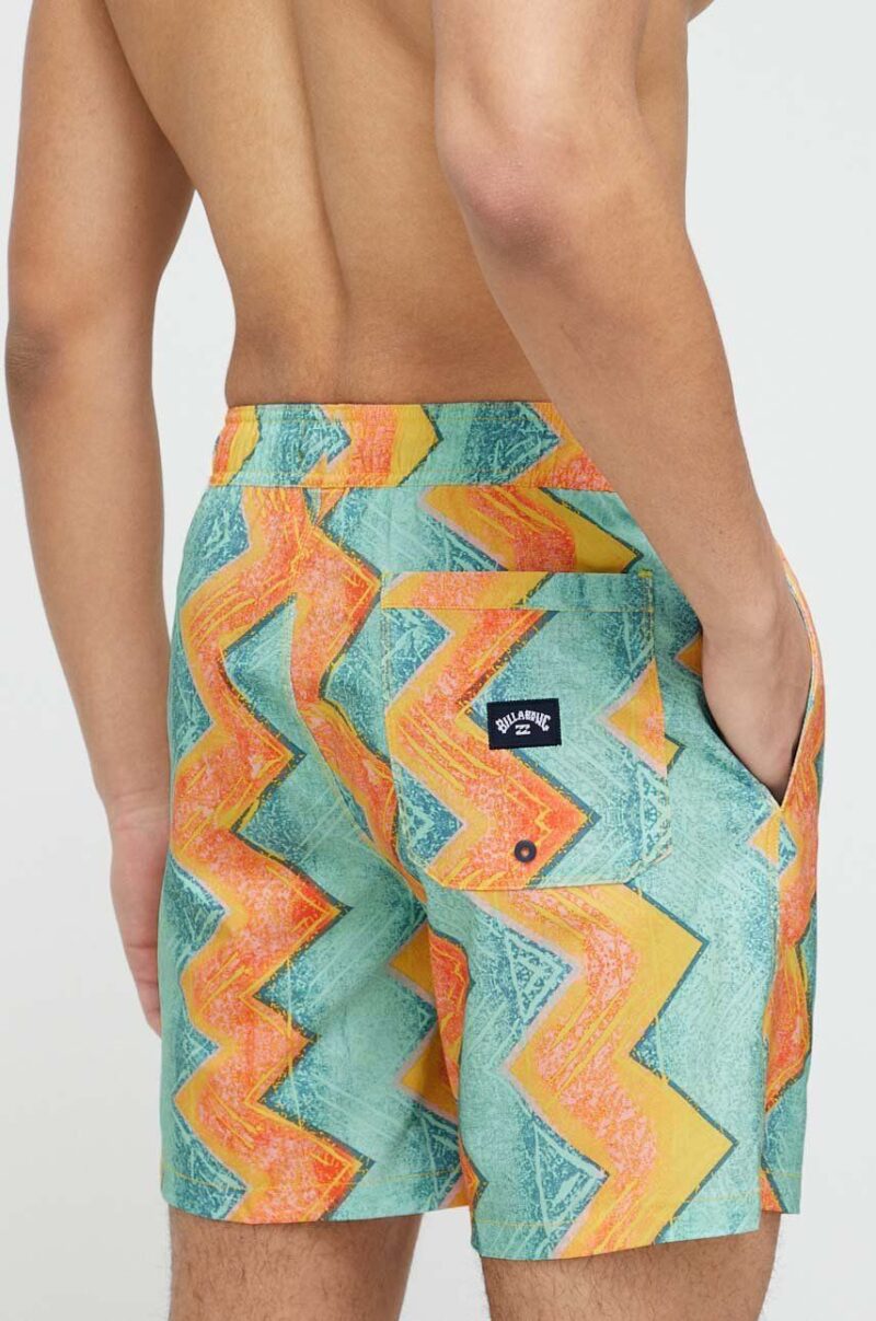 Billabong pantaloni scurti de baie culoarea verde preţ