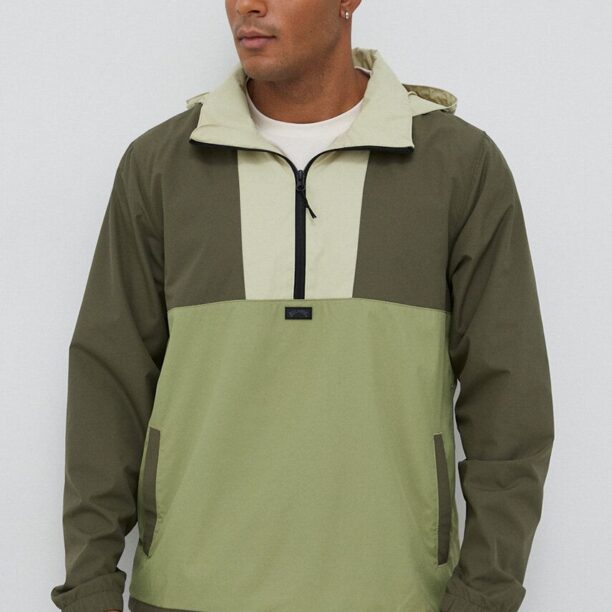 Billabong windbreaker Windswell culoarea verde