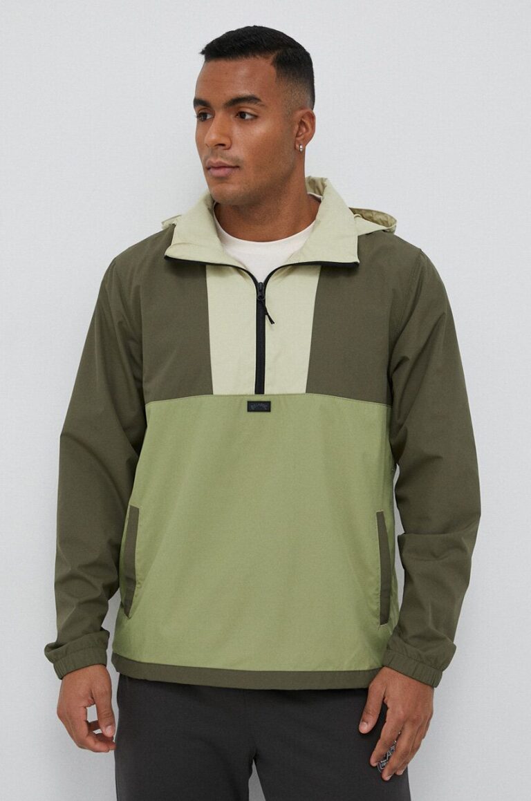 Billabong windbreaker Windswell culoarea verde