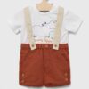 Birba&Trybeyond compleu bebe culoarea maro