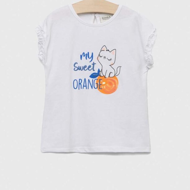 Birba&Trybeyond tricou bebe culoarea alb