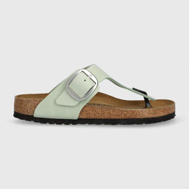 Birkenstock Gizeh Big Buckle culoarea verde