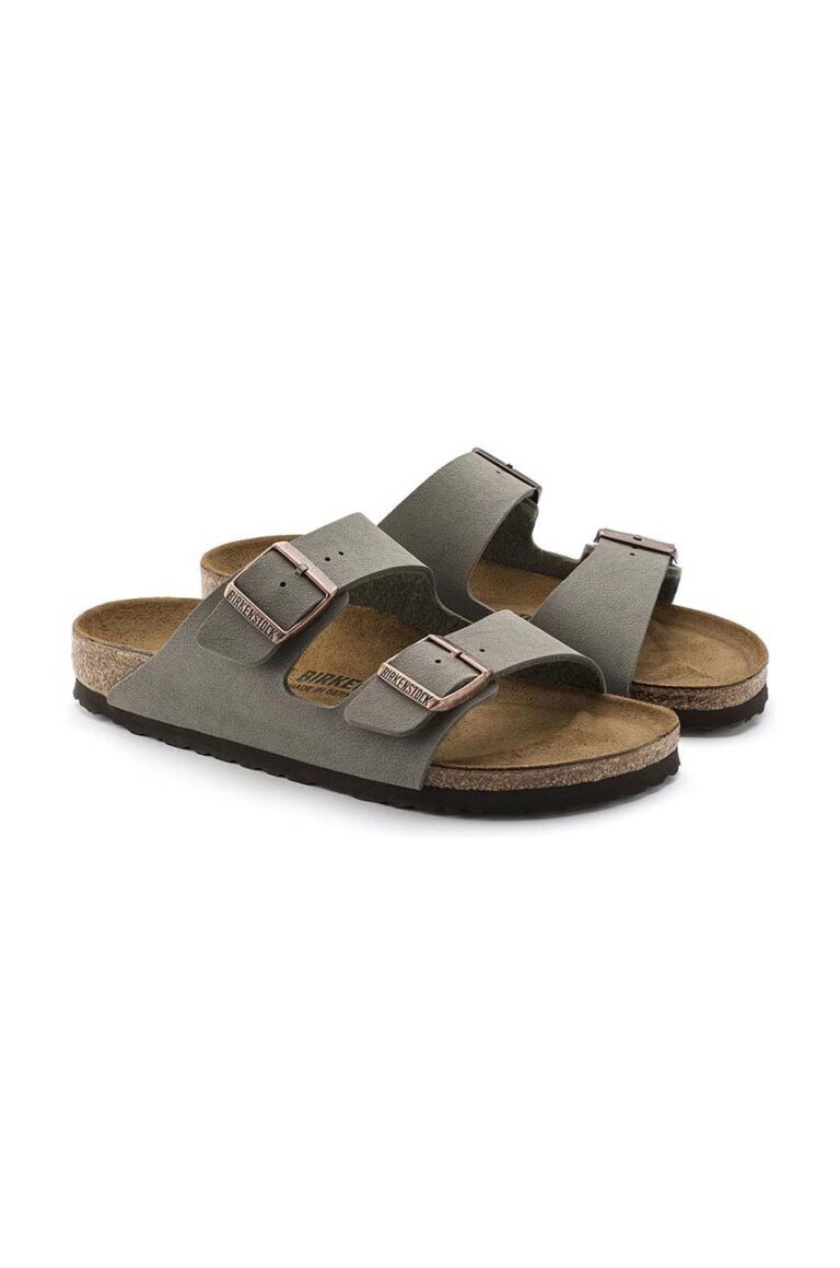 Birkenstock papuci Arizona culoarea gri 151211 preţ