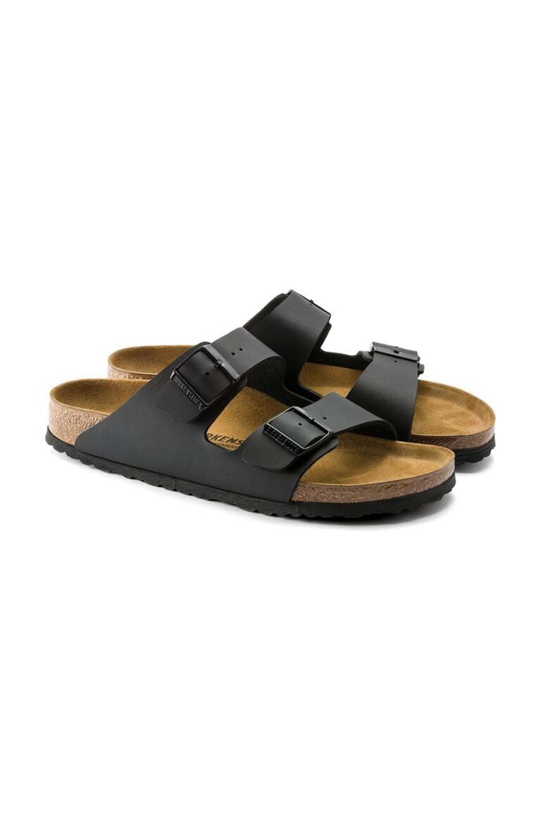 Birkenstock papuci culoarea negru preţ