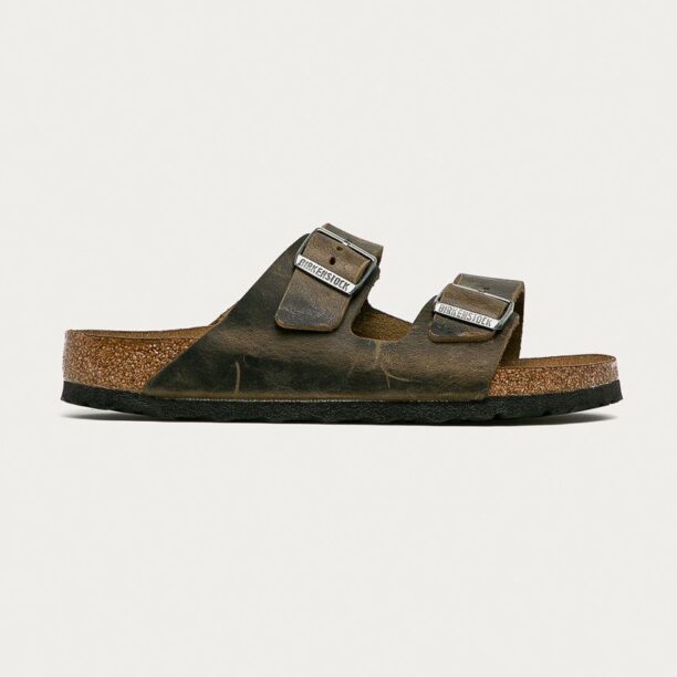 Birkenstock papuci de piele Arizona barbati