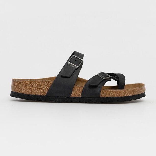 Birkenstock papuci de piele Mayari femei