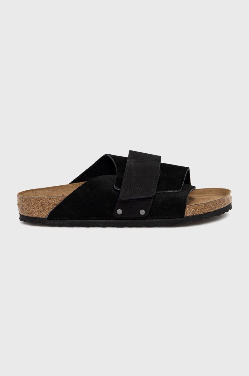 Birkenstock papuci din piele Kyoto barbati