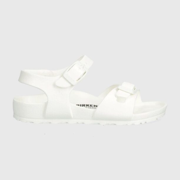 Birkenstock sandale copii Rio EVA Kids culoarea alb